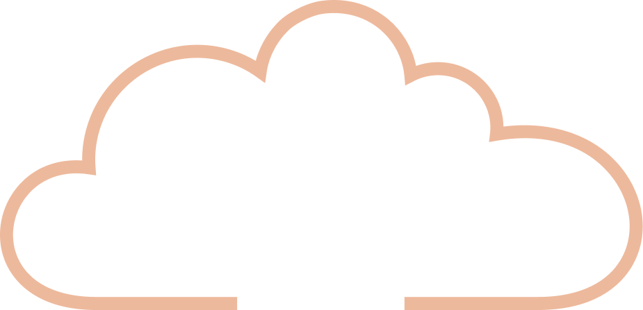 Cloud infrastructure illustration Cloud infrastructure illustration